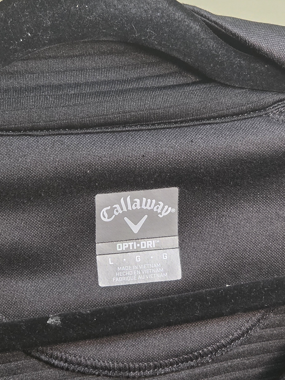 Callaway Black Performance Golf Polo - Picture 3 of 3